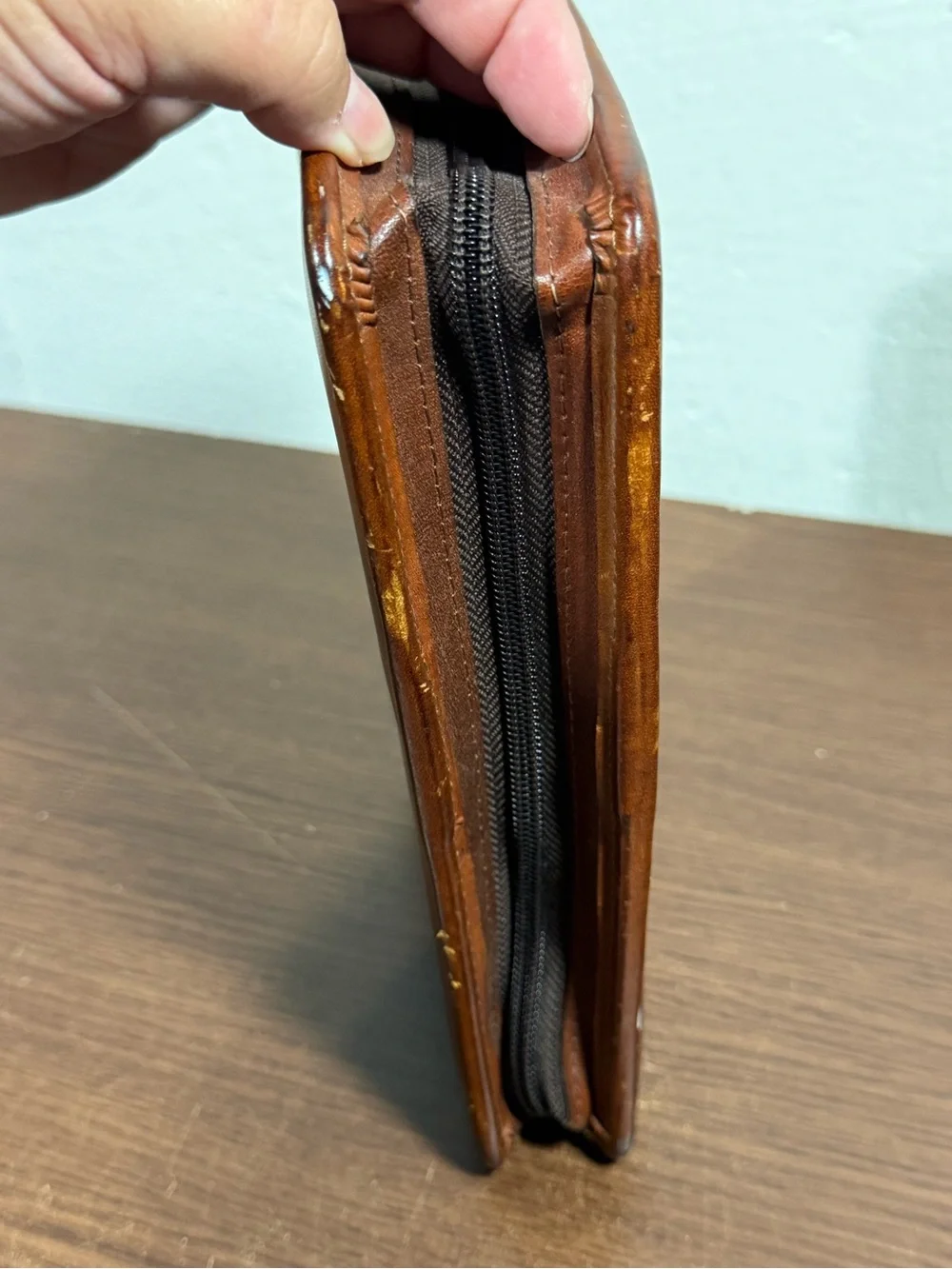 Vintage Franklin Covey Riverwood Leather Agenda